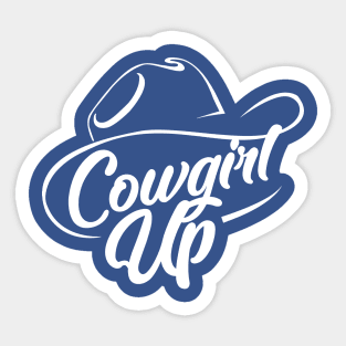 Cowgirl Up 1 Sticker